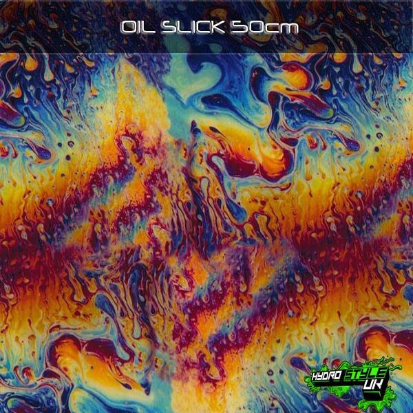 various lengths Oil slick hydrographic film hydro dipped 50cm width 