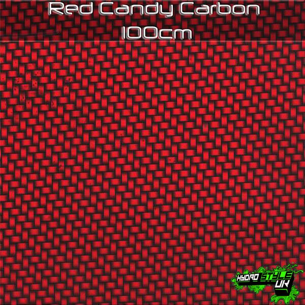 Red Carbon Hydrographics Film