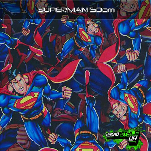 Superman Hydrographics Film 50cm Hydro Dipping ROLLED 