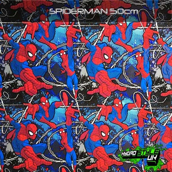 Hydro Dipping ROLLED Spider Comic Hydrographics Film 50cm 