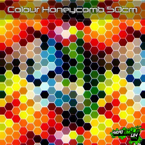 Colour Honeycomb Hydrographics Film