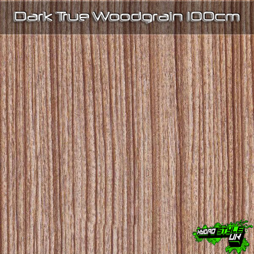 Dark True Woodgrain Hydrographics Film