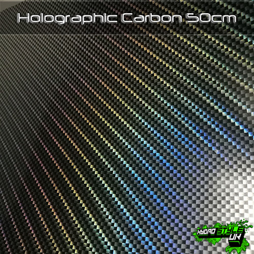 Schwarz Kohlefaser Wasser Übertragung Tauch Hydrographics Hydro Film 100x50cm 