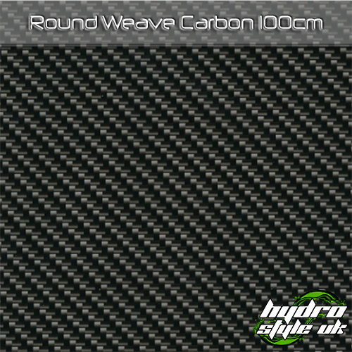 Round Weave Carbon 100cm Hydrographics Film