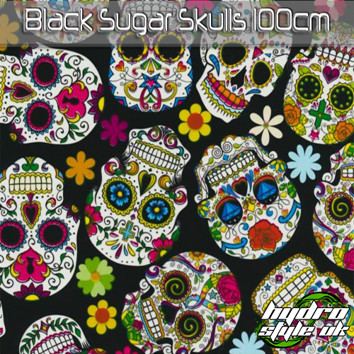 Black Sugar Skulls Hydrographics Film