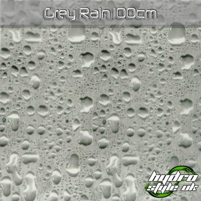 Grey Rain Hydrographics Film UK