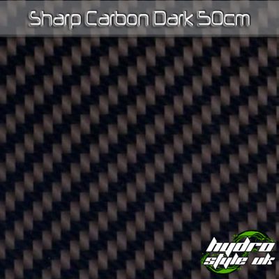 Sharp Carbon Dark Hydro graphics Film UK