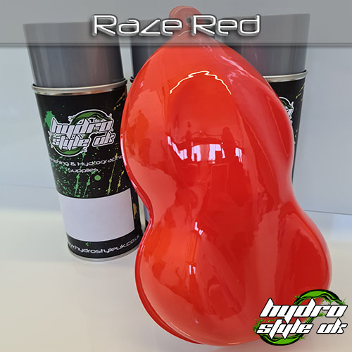 Raze Red Hydrographics Paint UK