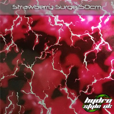 Strawberry Surge Hydrographics Film UK