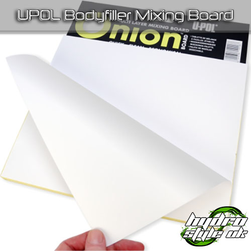 upol onion bodyfiller mixing board