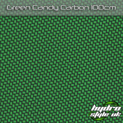 Green Candy Carbon Hydrographics Film