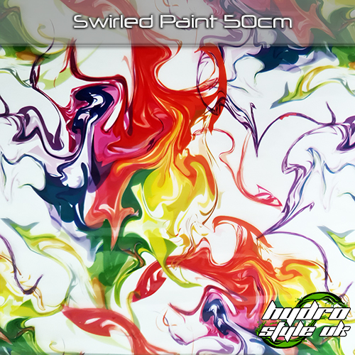 Swirled Paint Hydrodipping Film