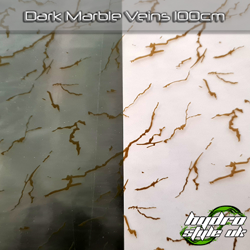 Dark Marble Veins Hydrographics Films