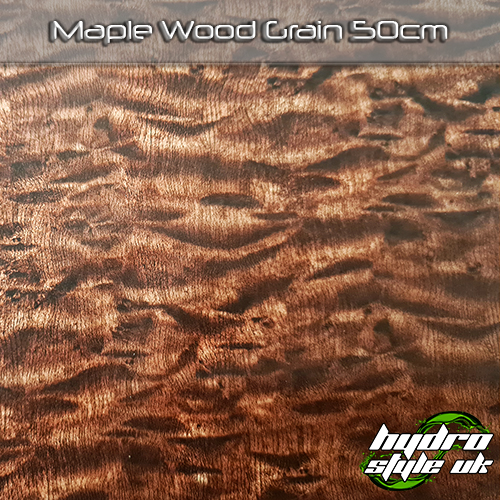 Maple Wood Grain Hydrographics Film UK