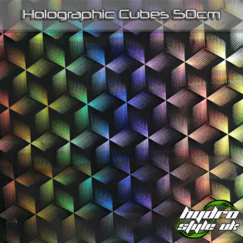 Holographic Cubes Hydrodipping film uk
