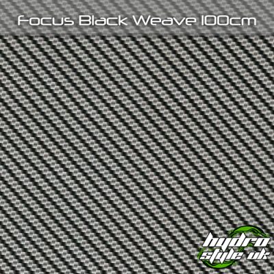 Focus Black Weave Carbon Hydrodipping Film UK