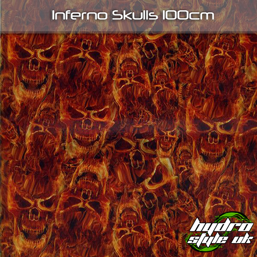 Inferno Skulls Hydrodipping Film
