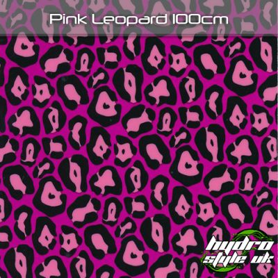 Pink Leopard Hydrographics Film