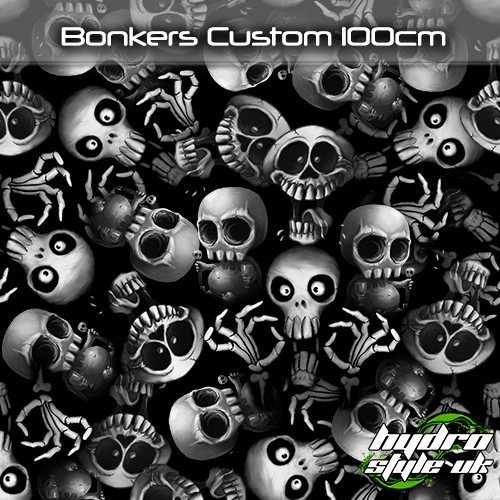 custom bonkers skull hydrodipping film