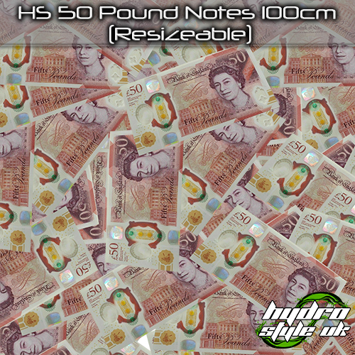 HS 50 Pound Notes Hydrodipping Film